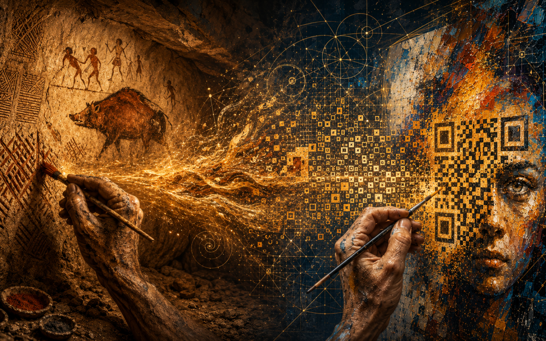 From Ochre to Codeisme: The Two Information Revolutions in the History of Art